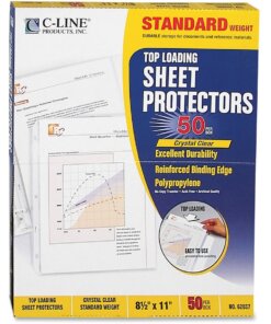 C-Line Standard Weight Poly Sheet Protectors