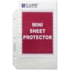 Mini C-Line Heavyweight Poly Sheet Protectors