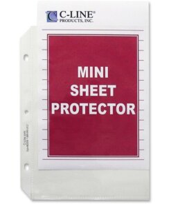 Mini C-Line Heavyweight Poly Sheet Protectors
