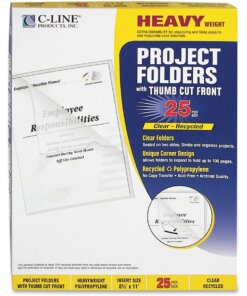 C-Line Recycled Poly Project Folders
