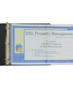 C-Line Panoramic Fold-Out Heavyweight Poly Sheet Protectors