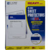 C-Line No-Hole Heavyweight Poly Sheet Protectors
