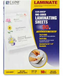 C-Line Heavyweight Cleer Adheer Laminating Sheets
