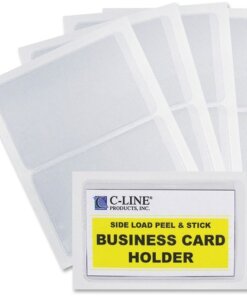 C-Line Self-Adhesive Business Card Holders