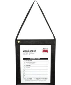 C-Line Fabric Hanging Strap Shop Ticket Holders