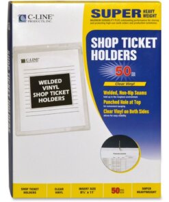 C-Line Vinyl Shop Ticket Holders, Welded