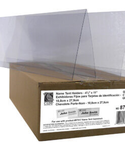 C-Line Heavyweight Rigid Plastic Name Tent Holder