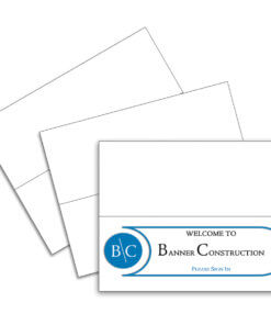C-Line Scored Name Tent Cardstock for Laser/Inkjet Printers