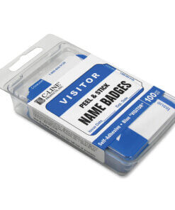 Blue C-Line HELLO my name is... Name Tags