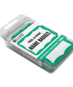 Green C-Line HELLO my name is... Name Tags