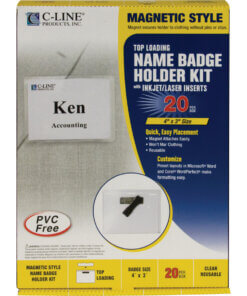 C-Line Magnetic Style Name Badge Holder Kit