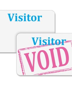 C-Line Time's Up! Self-Expiring Visitor Security Badge