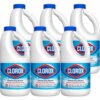 6 containers of clorox bleach