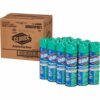 12 cans of clorox disinfectant spray