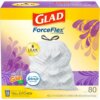Glad ForceFlex Tall Kitchen Drawstring Trash Bags Lavendar