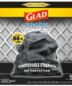 Glad ForceFlexPlus Drawstring Large Trash Bags
