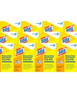 12 boxes CloroxPro™ S.O.S Steel Wool Soap Pads