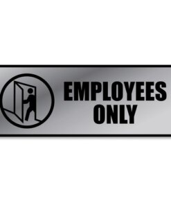 COSCO Employees Only Sign