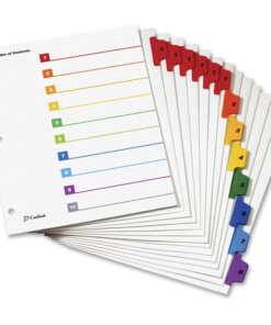 Cardinal OneStep 8-tab Table of Content Dividers