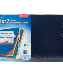 Cardinal 11x17 Poly Insertable Dividers