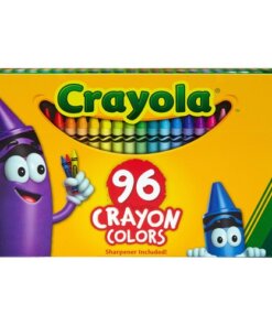 Crayola Built-in Sharpener 96 Count Crayons