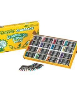 Crayola 16-Color Construction Paper Crayon Classpack