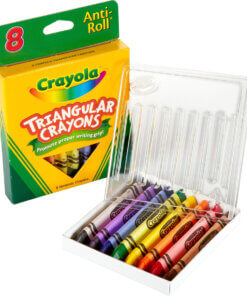 Crayola Triangular Anti-roll Crayons