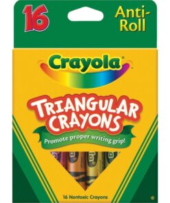 Crayola Triangular Anti-roll Crayons