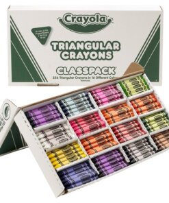 Crayola Triangular Anti-roll Crayons