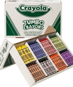 Crayola 8-Color Jumbo Crayon Classpack
