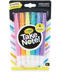 Crayola Take Note Erasable Highlighters