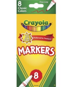 Crayola Fine Tip Classic Markers