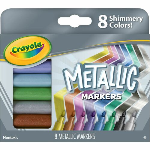 Crayola 8-color Metallic Markers