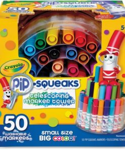 Crayola Pip-Squeaks Telescoping Marker Tower Washable Markers