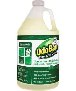 Gallon of odoban disinfecting chemical