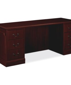 HON 94000 Series Double Credenza, 72"W - Rectangle Top - 4 Drawers - 72" Table Top Width x 24" Table Top Depth x 1.13" Table Top Thickness - Particleboard, Wood