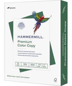 Hammermill Premium Color Copy Paper - White - 100 Brightness - Letter - 8 1/2" x 11" - 32 lb Basis Weight - 500 / Ream - FSC