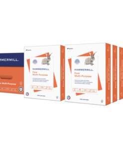 Hammermill Fore Multipurpose Copy Paper - White - 96 Brightness - Letter - 8 1/2" x 11" - 24 lb Basis Weight - 10 / Carton - FSC - Jam-free, Archival-safe
