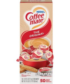 Coffee mate Original Liquid Coffee Creamer Singles - Gluten-free - Original Flavor - 0.38 fl oz (11 mL) - 50/Box - 50 Serving