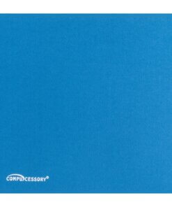 Compucessory Smooth Cloth Nonskid Mouse Pads - 9.50" x 8.50" Dimension - Blue - Rubber, Cloth - 1 Pack