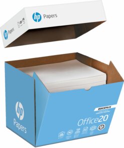 HP Papers Office20 Paper - QuickPack (loose sheets) - White - 92 Brightness - Letter - 8 1/2" x 11" - 20 lb Basis Weight - 250 / Carton - FSC - Acid-free