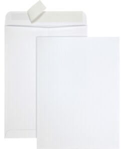 Quality Park 9 x 12 Tech-no-Tear Paper Out Catalog Envelopes with Self-Sealing Closure - Catalog - #10 1/2 - 9" Width x 12" Length - Self-sealing - Paper - 100 / Box - White