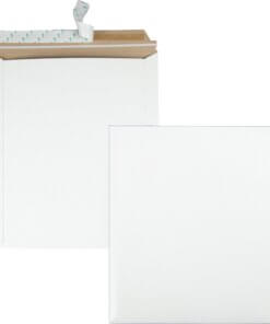 Quality Park Sturdy Fiberboard Photo Mailers - Board - 12 3/4" Width x 15" Length - Self-sealing - Fiberboard - 25 / Box - White