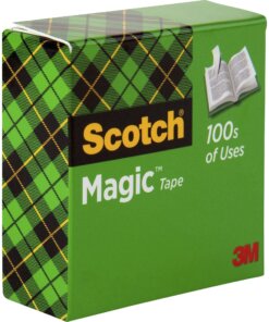 Scotch Invisible Magic Tape - 36 yd Length x 1" Width - 1" Core - 1 / Roll - Matte Clear