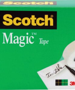 Scotch Invisible Magic Tape - 72 yd Length x 1" Width - 3" Core - 1 / Roll - Matte Clear