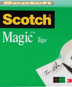 Scotch 3/4"W Magic Tape - 36 yd Length x 0.75" Width - 1" Core - 1 / Roll - Matte Clear