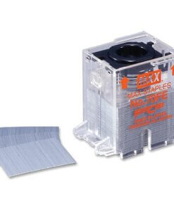 MAX EH70F Flat Clinch Staple Cartridge - 5/16" Leg - 7/16" Crown - Holds 70 Sheet(s) - for Paper - Silver5000 / Box