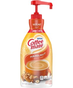Coffee mate Hazelnut Gluten-Free Liquid Creamer - Pump Bottle - Hazelnut Flavor - 50.72 fl oz (1.50 L) - 1Each - 300 Serving