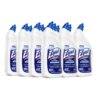 Professional Lysol Power Toilet Bowl Cleaner - Liquid - 32 fl oz (1 quart) - Wintergreen Scent - 12 / Carton - Clear