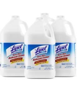 Professional Lysol Heavy-Duty Disinfectant Bathroom Cleaner - Concentrate Liquid - 128 fl oz (4 quart) - Citrus Floral Scent - 4 / Carton